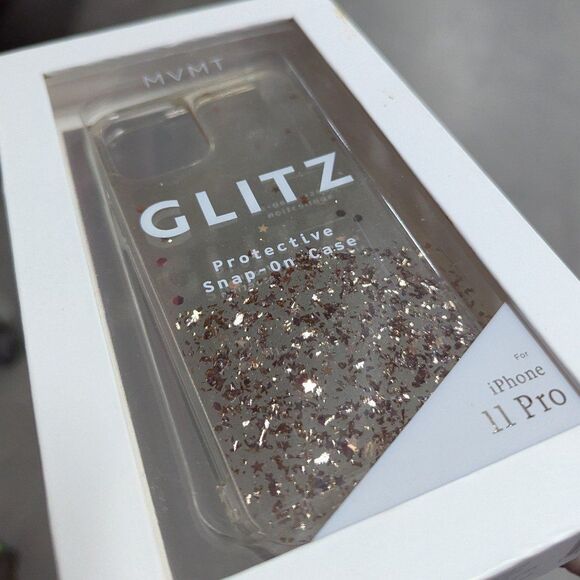 MVMT Rose Gold Glitter Ombre Glitz iPhone 11 Pro Phone Snap OnCase NIB - Picture 2 of 4